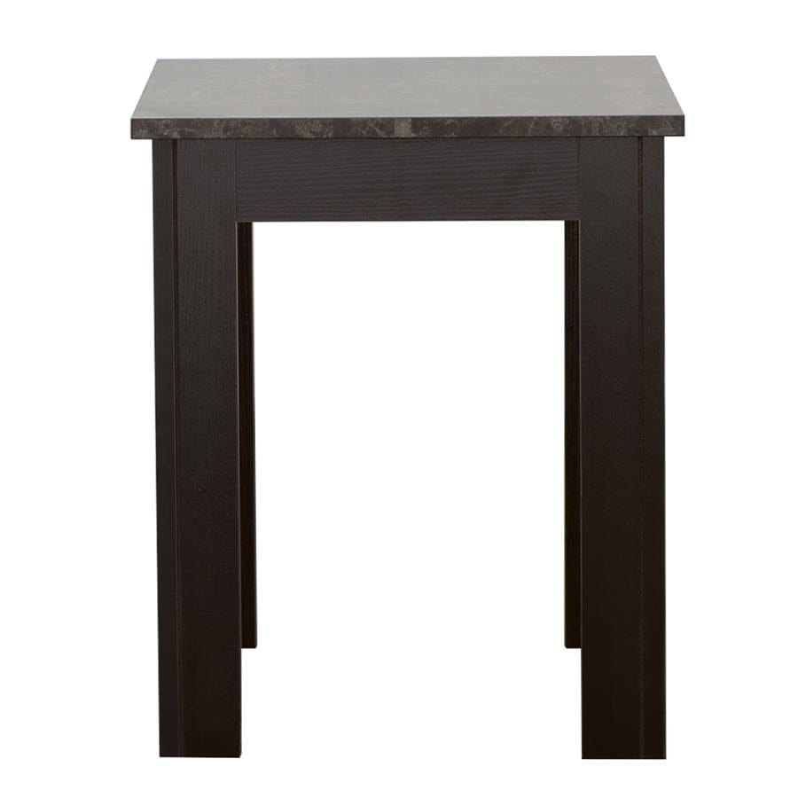 Silas 3-piece Faux-marble Top Occasional Table Set Black