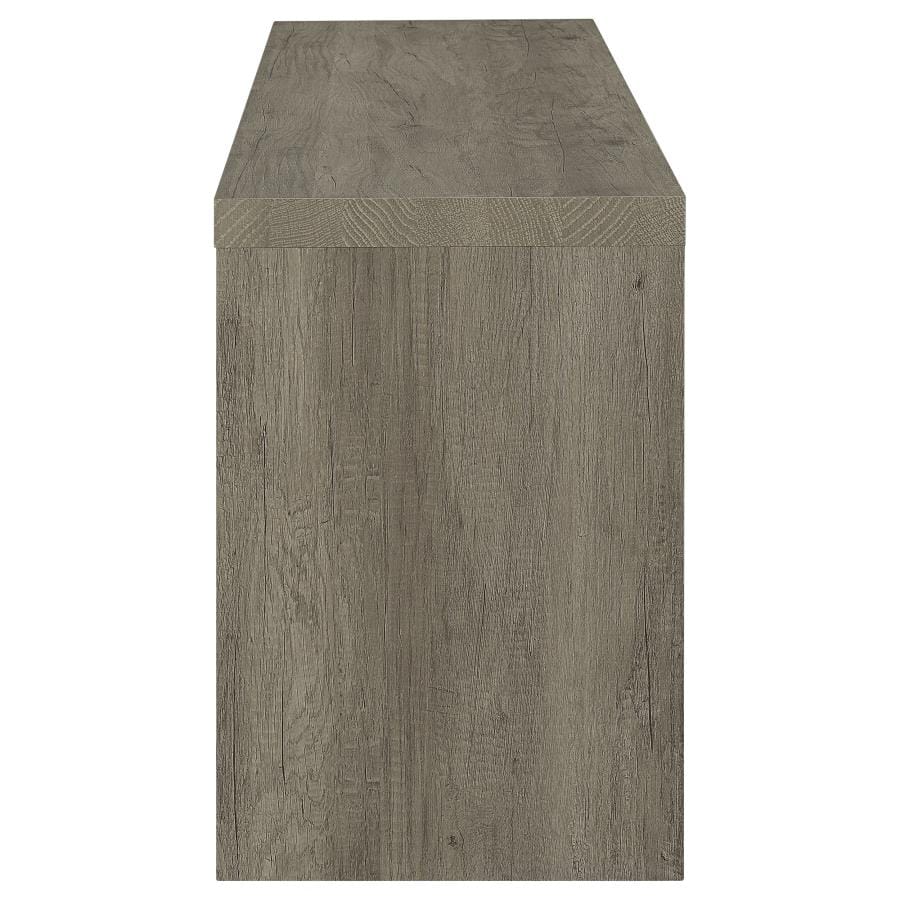 Burke 2-drawer TV Console Grey Driftwood