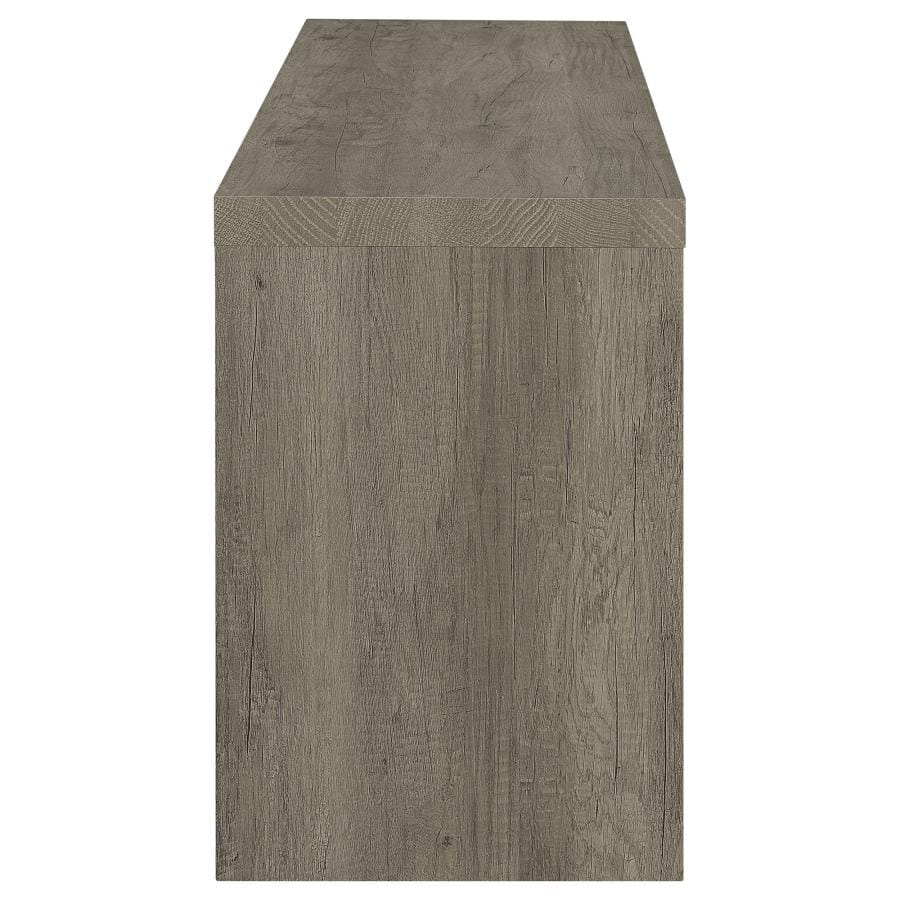 Burke 2-drawer TV Console Grey Driftwood