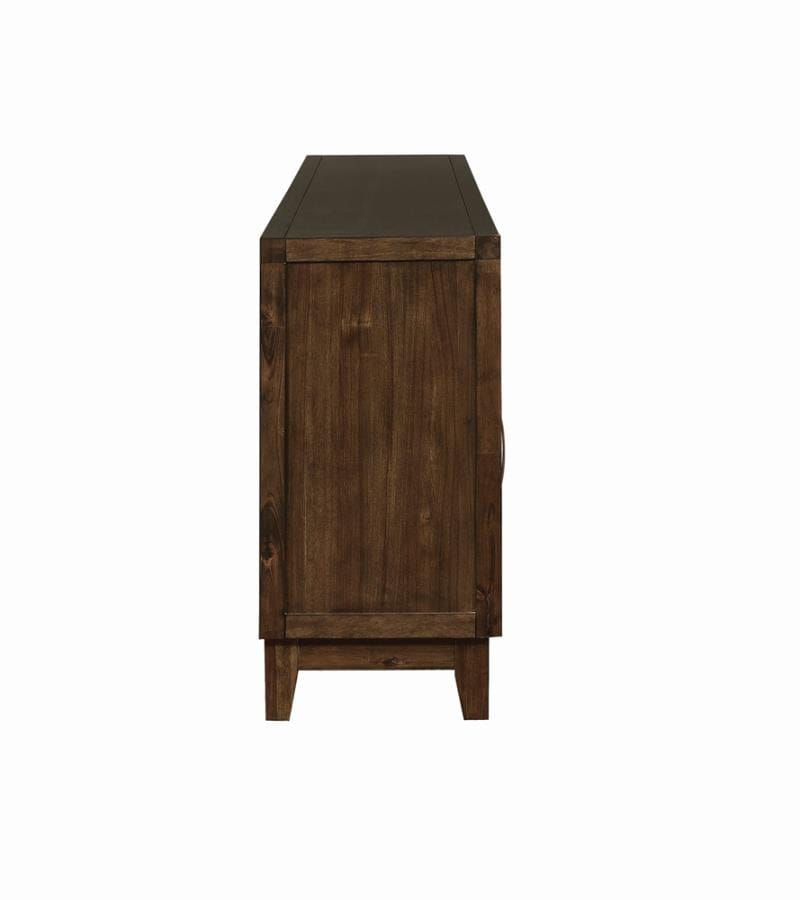 Asher 2-door TV Console Rustic Mindy