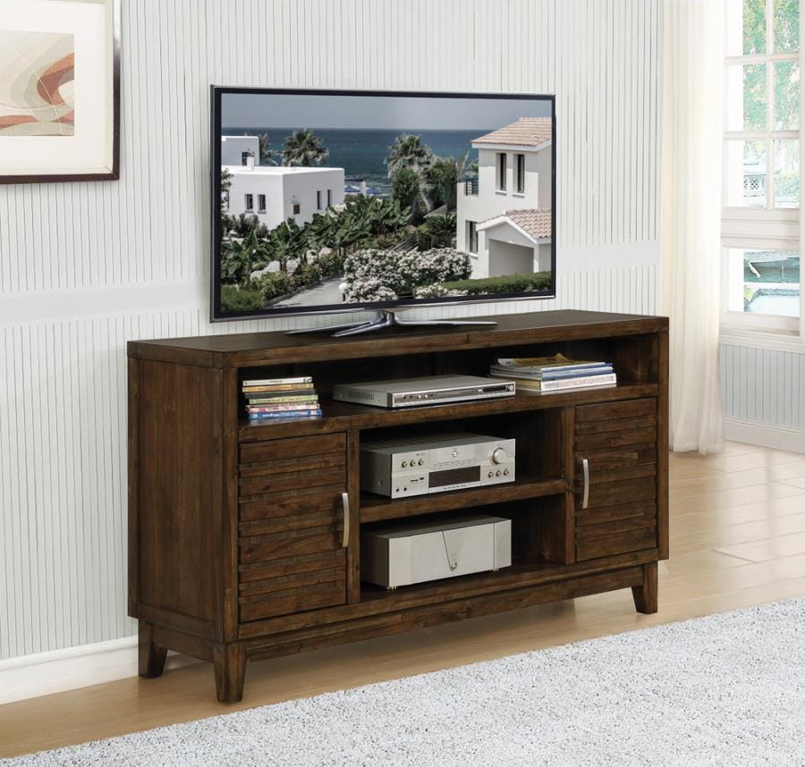 Asher 2-door TV Console Rustic Mindy