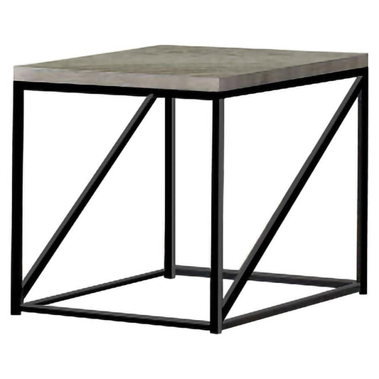 Birdie Square End Table Sonoma Grey