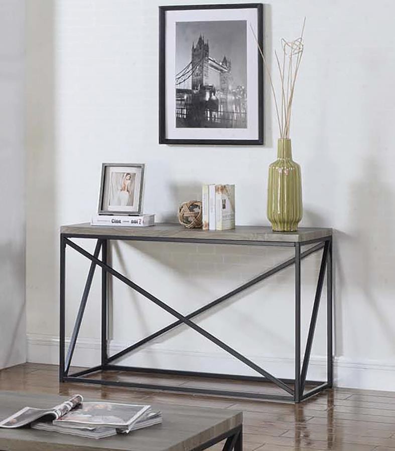 Birdie Rectangular Sofa Table Sonoma Grey