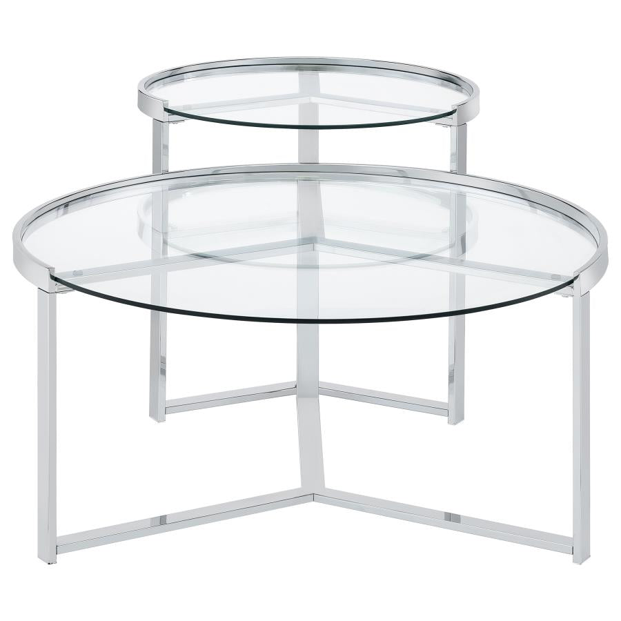 2 PC NESTING COFFEE TABLE