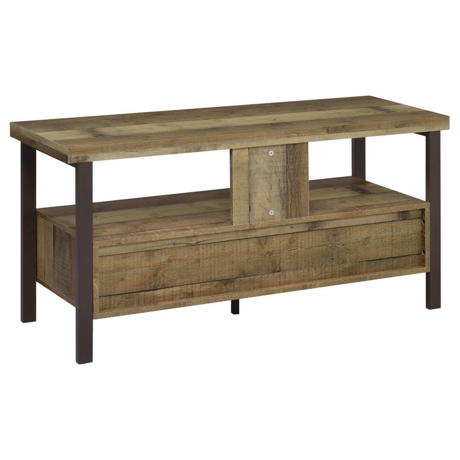 Ruston 48" 2-drawer TV Console Weathered Pine