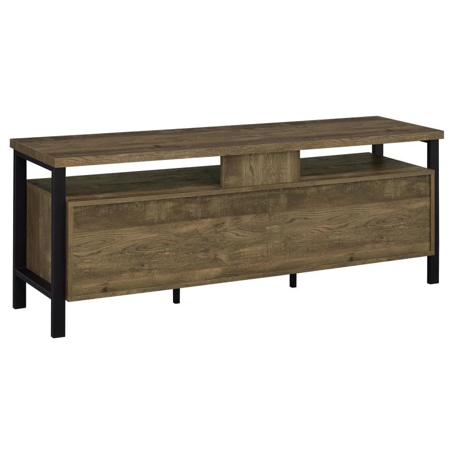 Ruston 59" 2-drawer Rectangular TV Console Rustic Oak