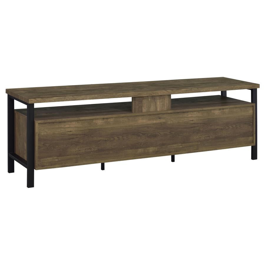 Ruston 71" 2-drawer Rectangular TV Console Rustic Oak