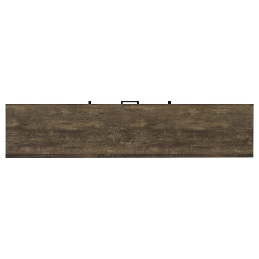 Ruston 71" 2-drawer Rectangular TV Console Rustic Oak