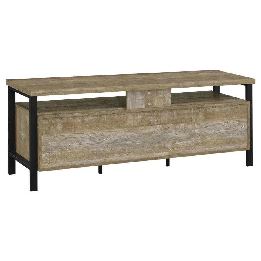 Ruston 59" 2-drawer TV Console Weathered Oak