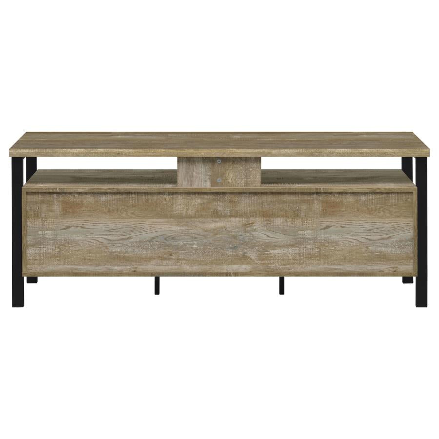 Ruston 59" 2-drawer TV Console Weathered Oak