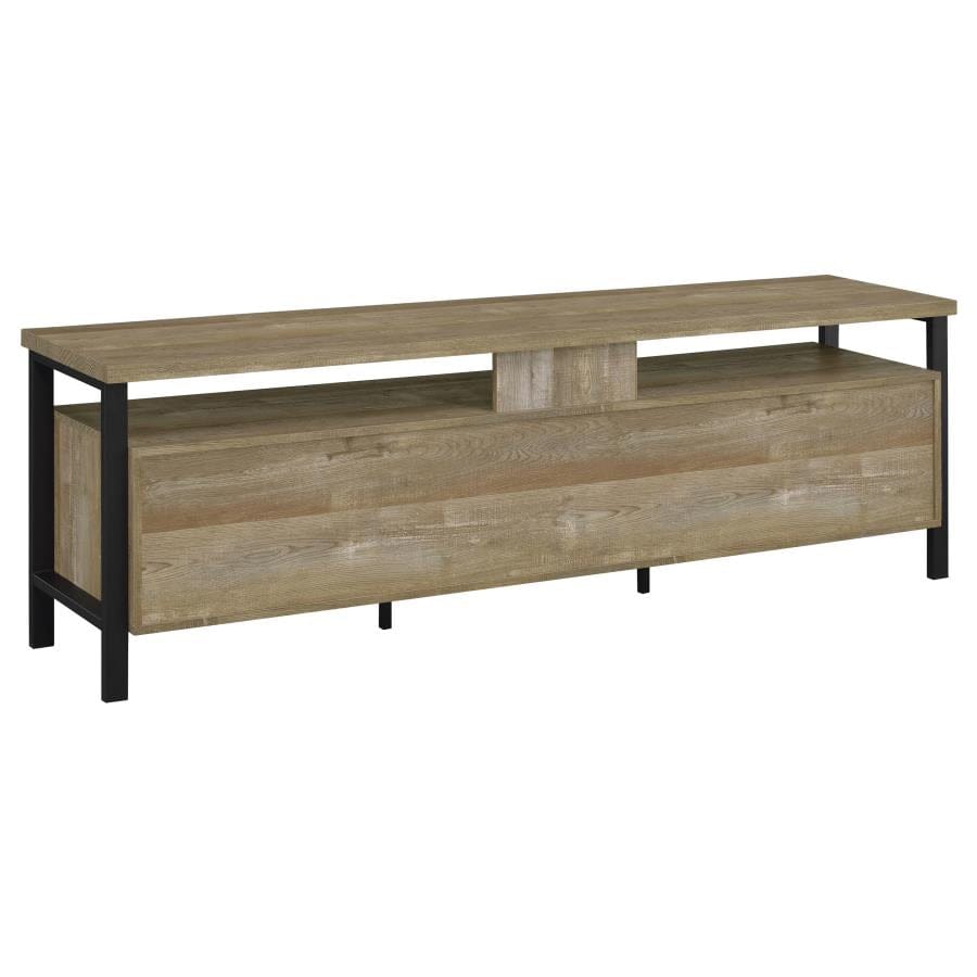 Ruston 71" 2-drawer TV Console Weathered Oak