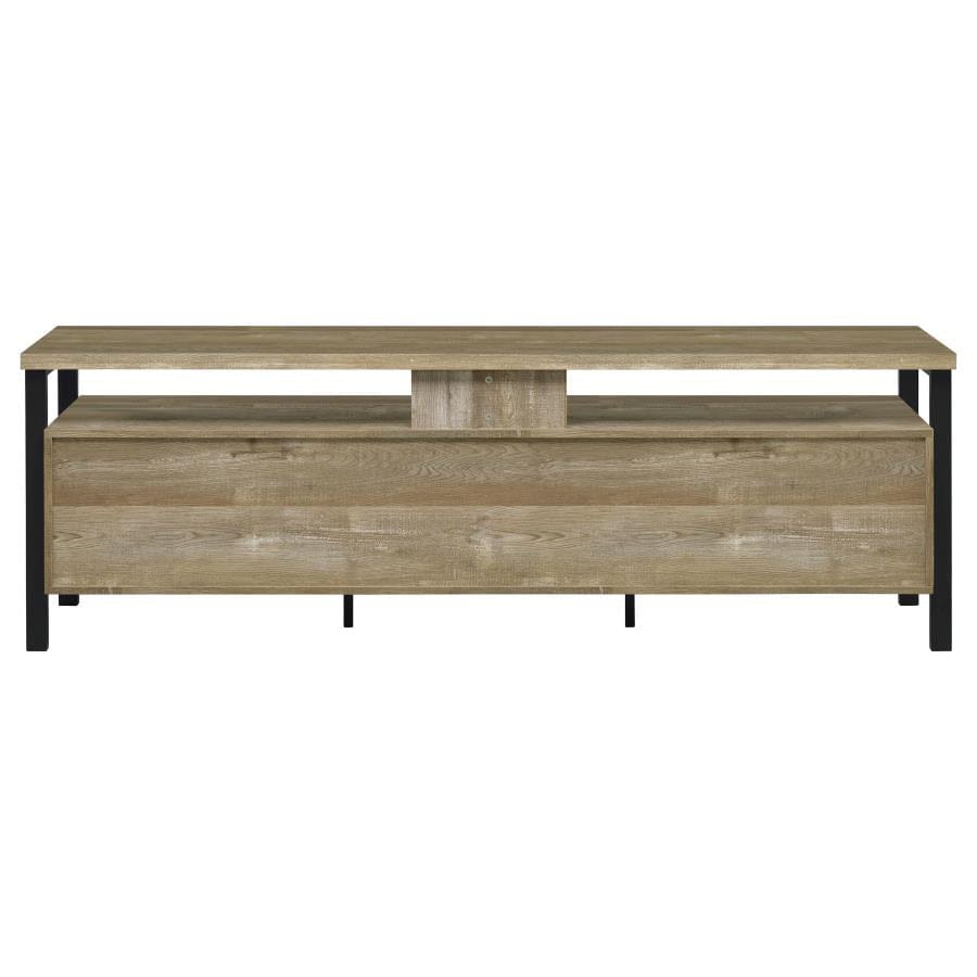 Ruston 71" 2-drawer TV Console Weathered Oak