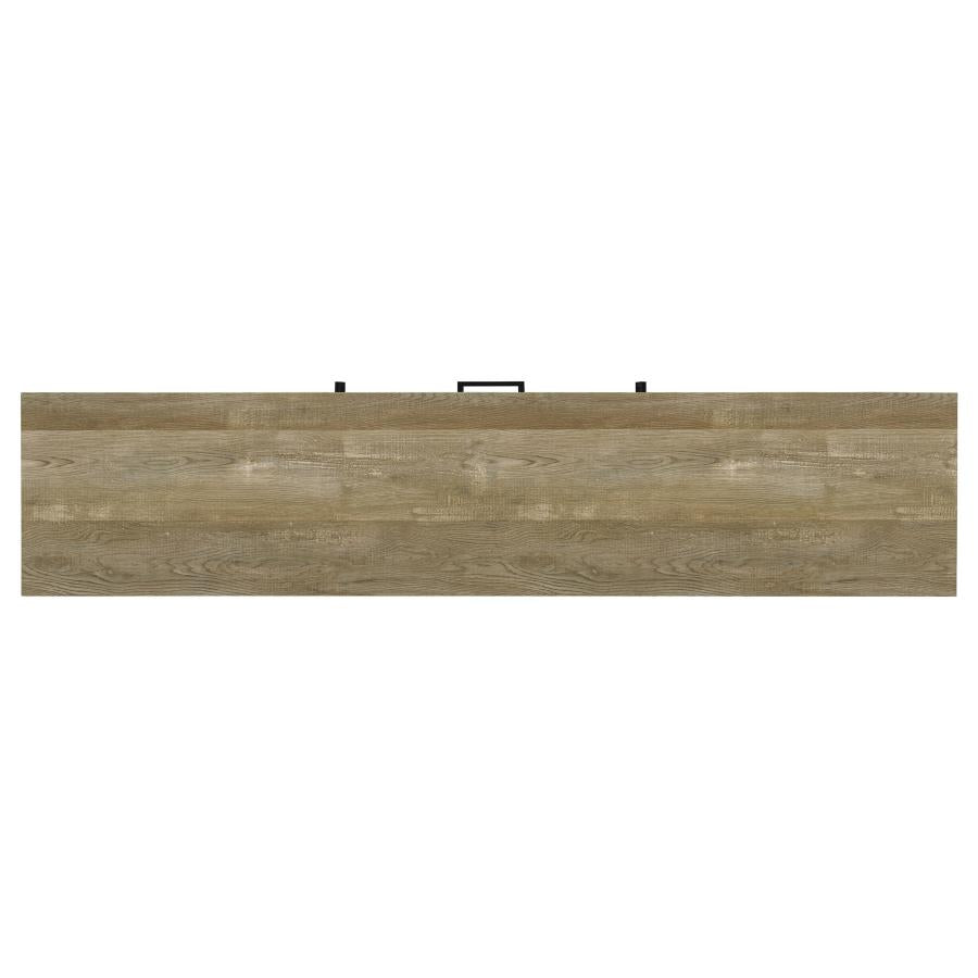 Ruston 71" 2-drawer TV Console Weathered Oak