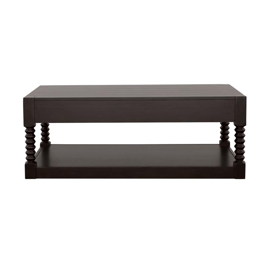 Meredith 2-drawer Coffee Table Coffee Bean