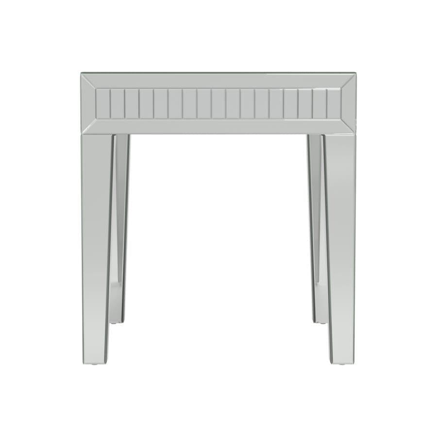 Whitfield Square End Table Silver