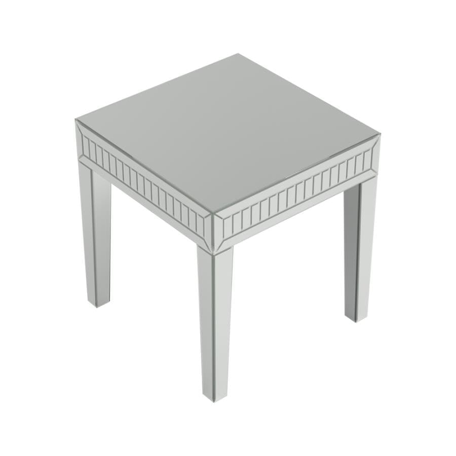 Whitfield Square End Table Silver