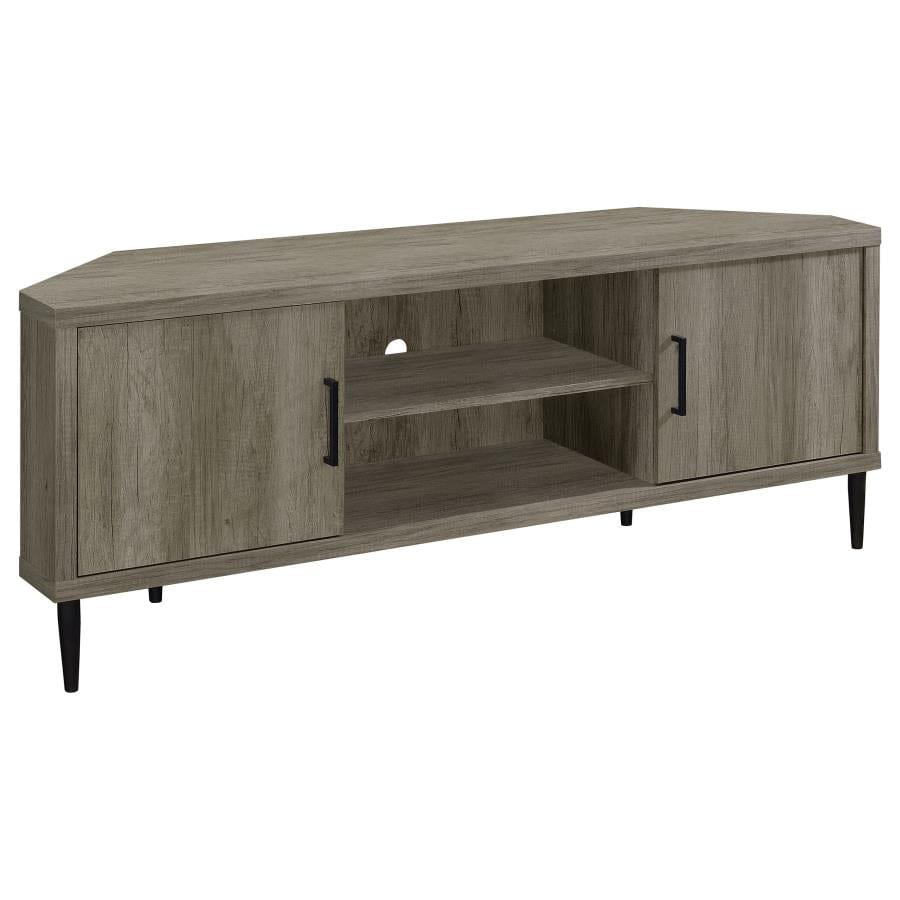 Norwood 2-door Storage TV Console Grey Driftwood