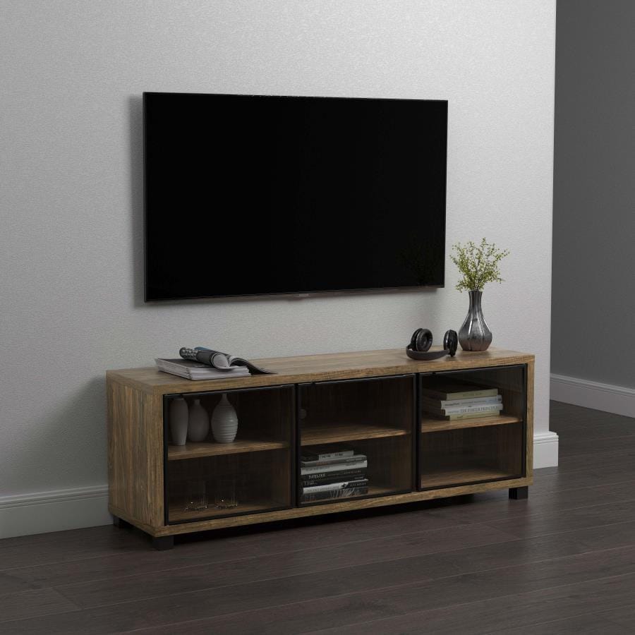 Westfield 3-door TV Console Aged Walnut