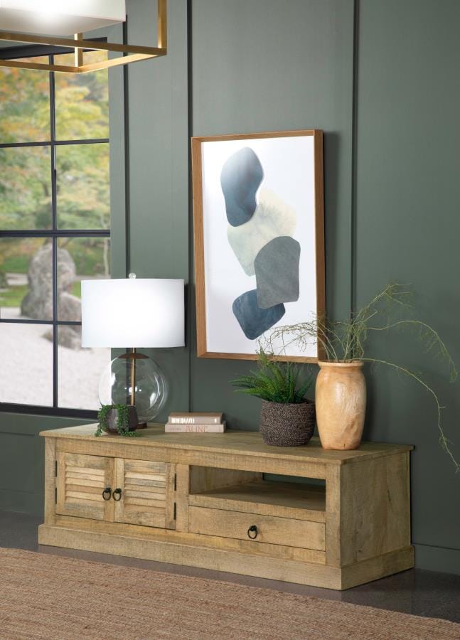 Zabel 2-door TV Console Natural