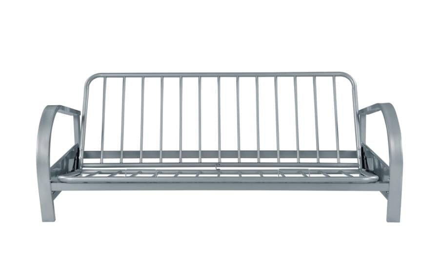 Metal Futon Frame Silver