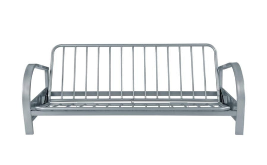 Metal Futon Frame Silver