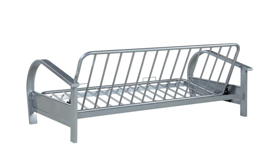 Metal Futon Frame Silver