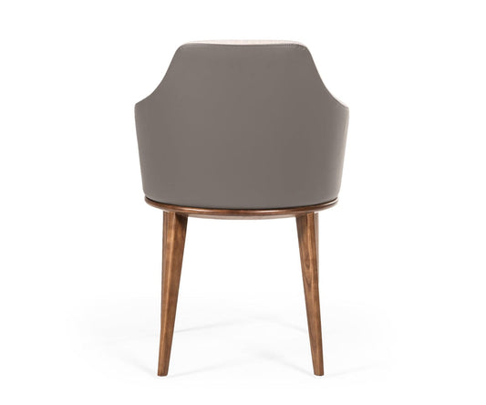 Modrest Megan Modern Beige & Grey Dining Chair