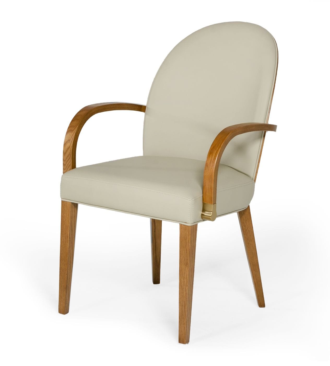 Modrest Rexford Modern Grey & Walnut Dining Armchair