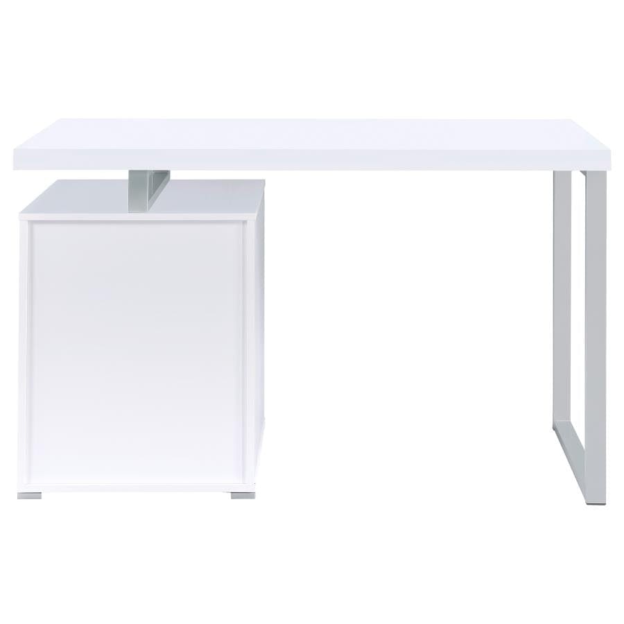 Brennan 3-drawer Office Desk White