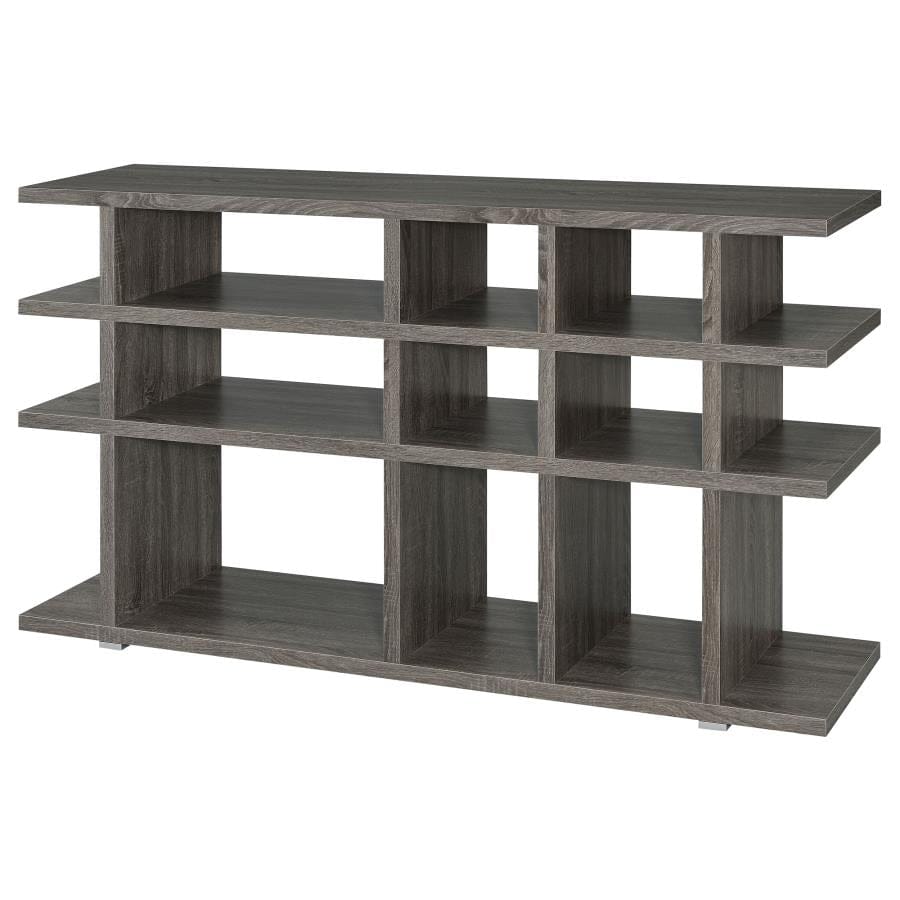 Santos 3-tier Bookcase Weathered Grey