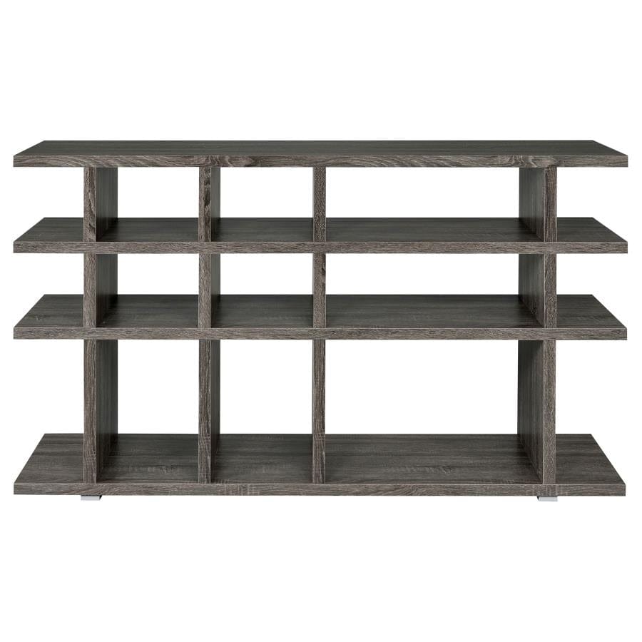 Santos 3-tier Bookcase Weathered Grey