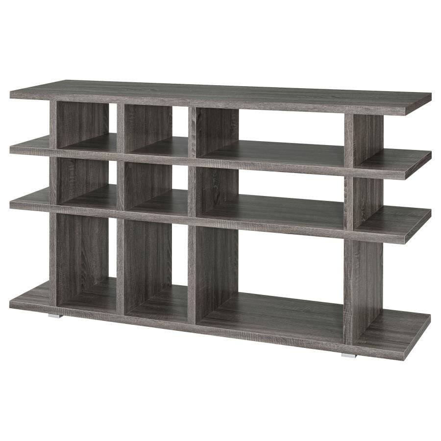 Santos 3-tier Bookcase Weathered Grey