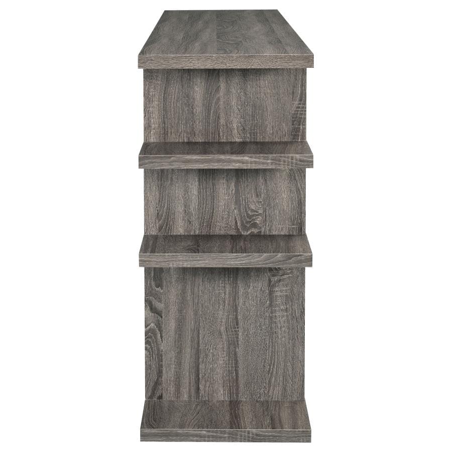 Santos 3-tier Bookcase Weathered Grey