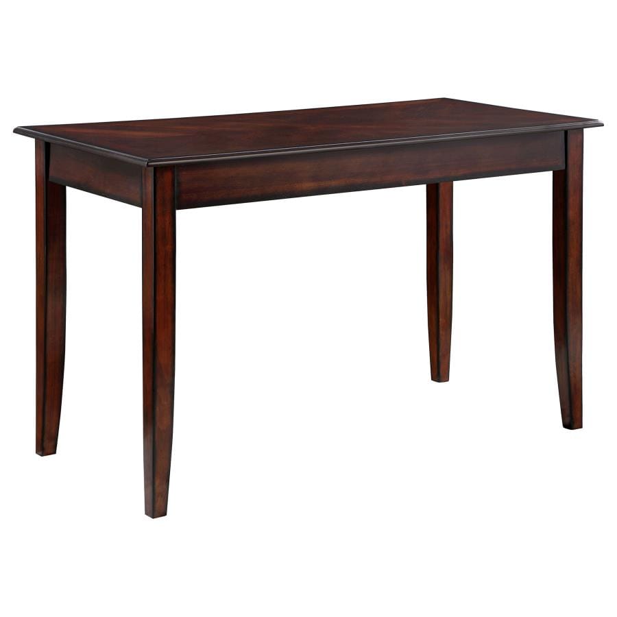 Newton 2-piece Writing Desk Set Chestnut and Tan