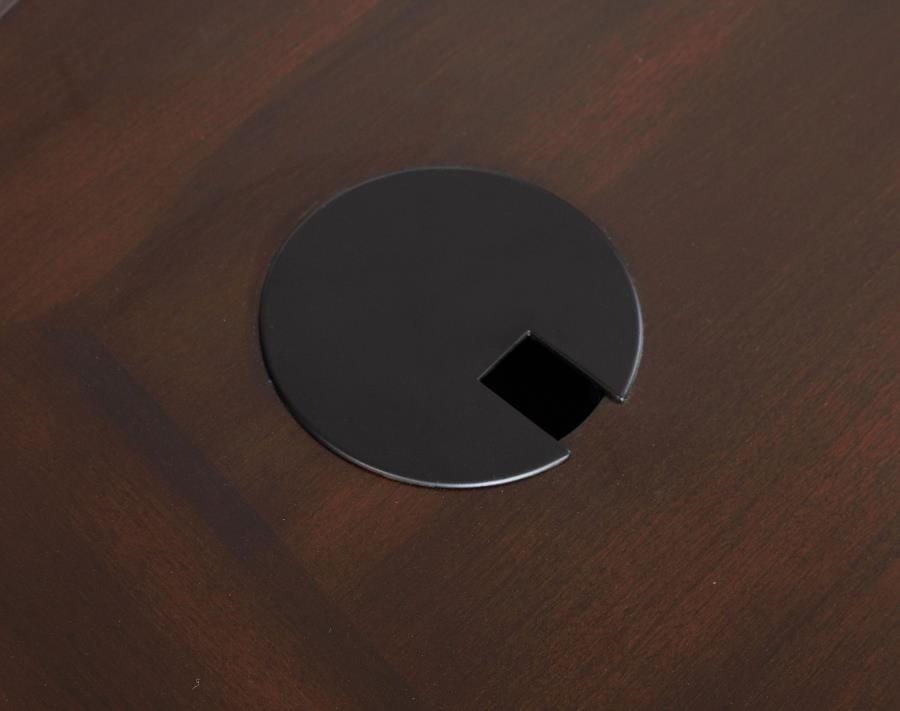 Tucker 5-drawer Double Pedestal Executive Desk Rich Brown