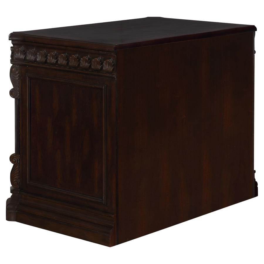 Tucker 3-drawer File Cabinet Rich Brown