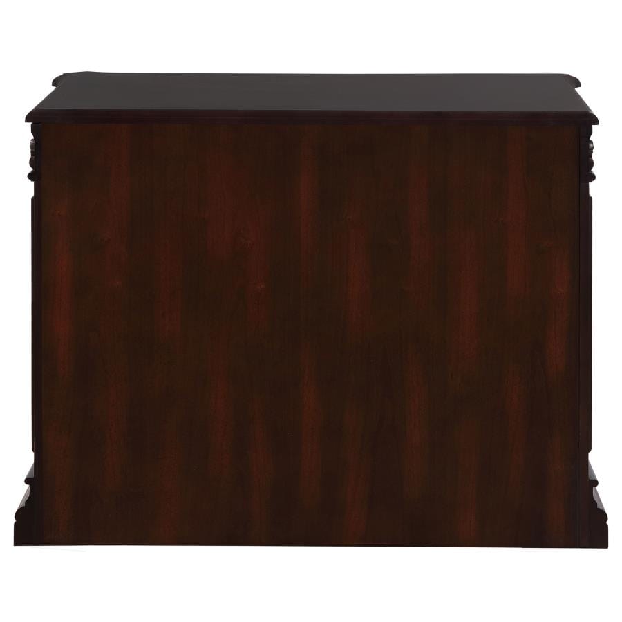 Tucker 3-drawer File Cabinet Rich Brown