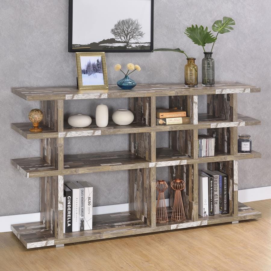 Santos 3-tier Open Bookcase Salvaged Cabin