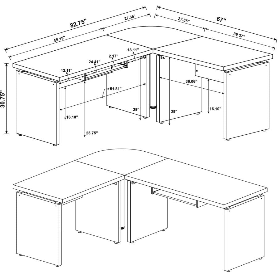 4PC DESK SET