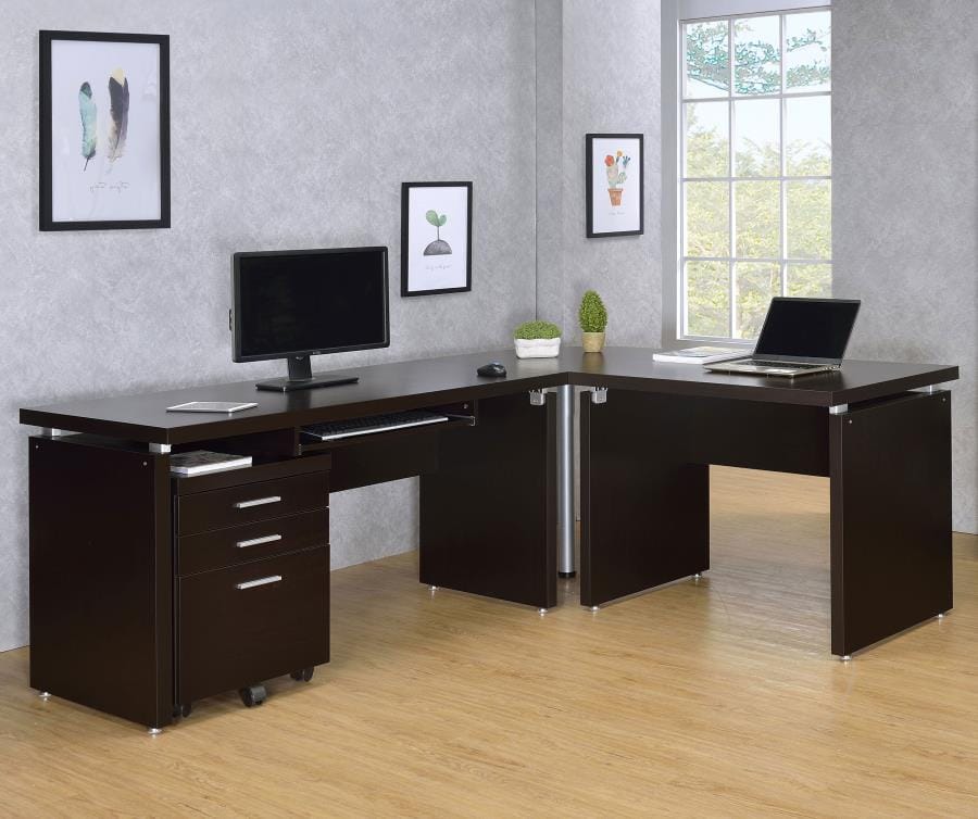 Skylar Extension Desk Cappuccino