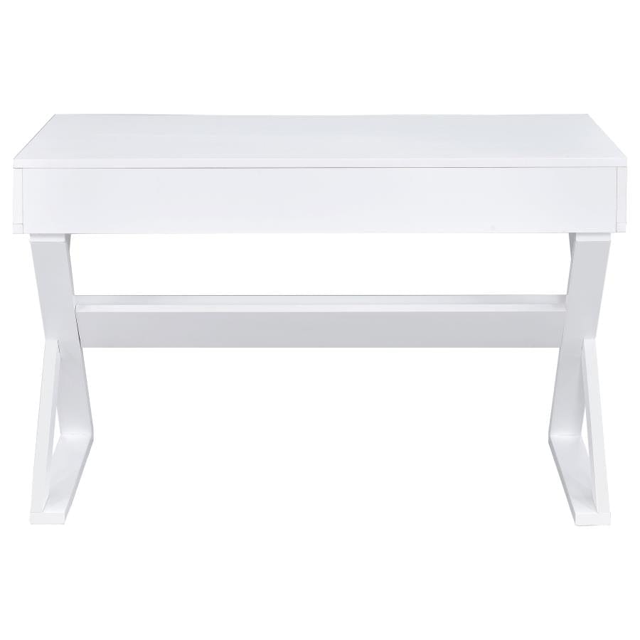 Krista 3-drawer Writing Desk White