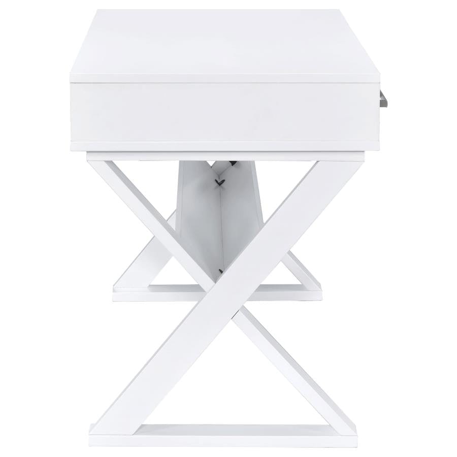 Krista 3-drawer Writing Desk White