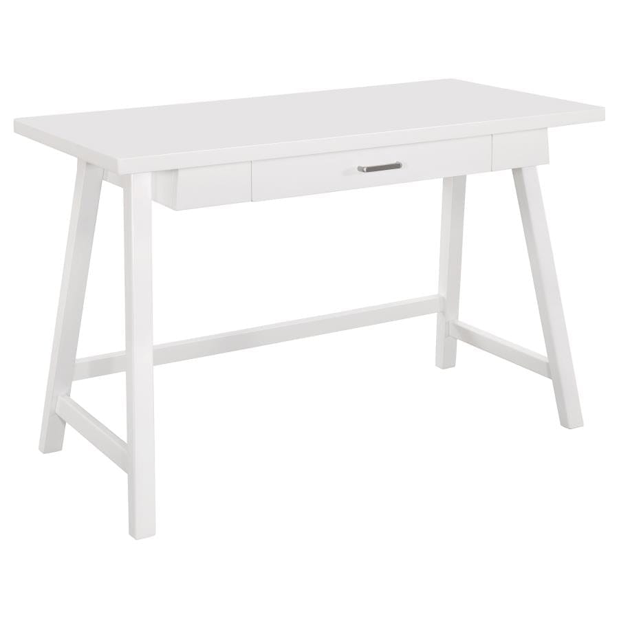 Dense 2-piece Writing Desk Set White