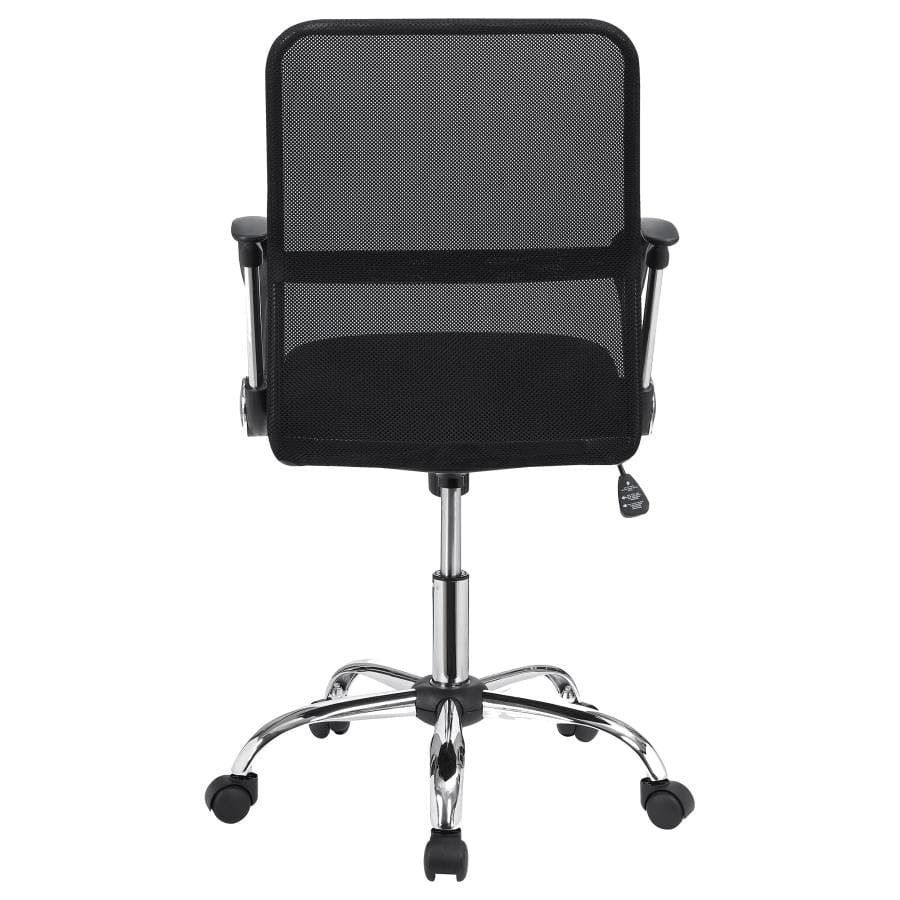 Gerta Office Chair with Mesh Backrest Black and Chrome