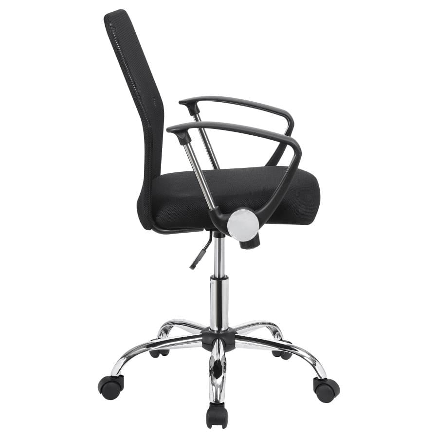 Gerta Office Chair with Mesh Backrest Black and Chrome