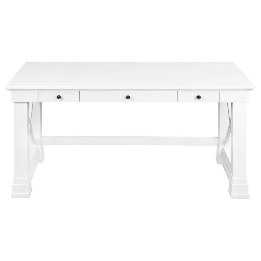 Johansson 3-drawer Writing Desk Antique White
