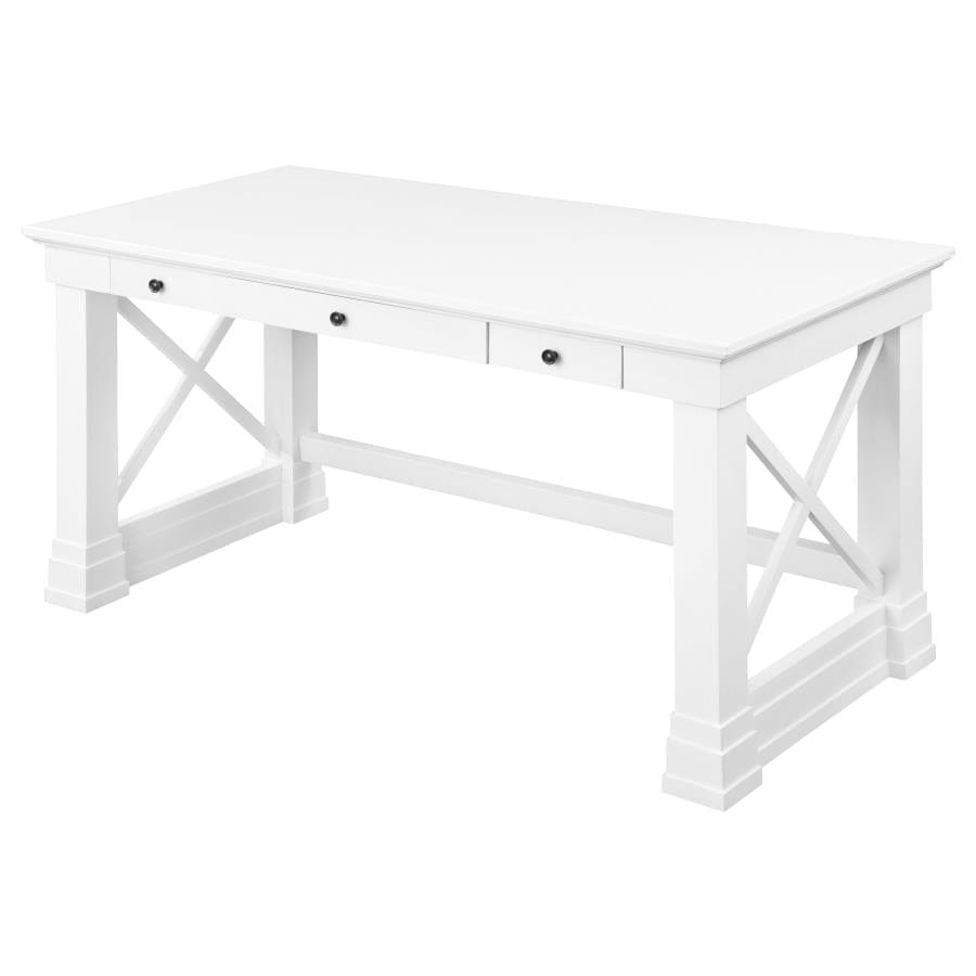 Johansson 3-drawer Writing Desk Antique White