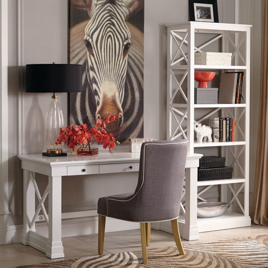 Johansson 3-drawer Writing Desk Antique White