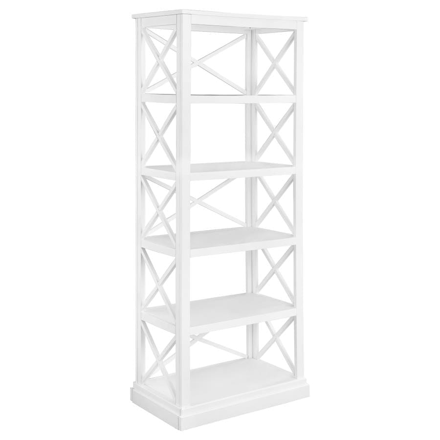 Johansson 5-shelf Bookcase Antique White