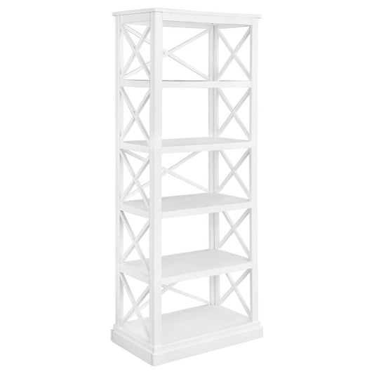 Johansson 5-shelf Bookcase Antique White